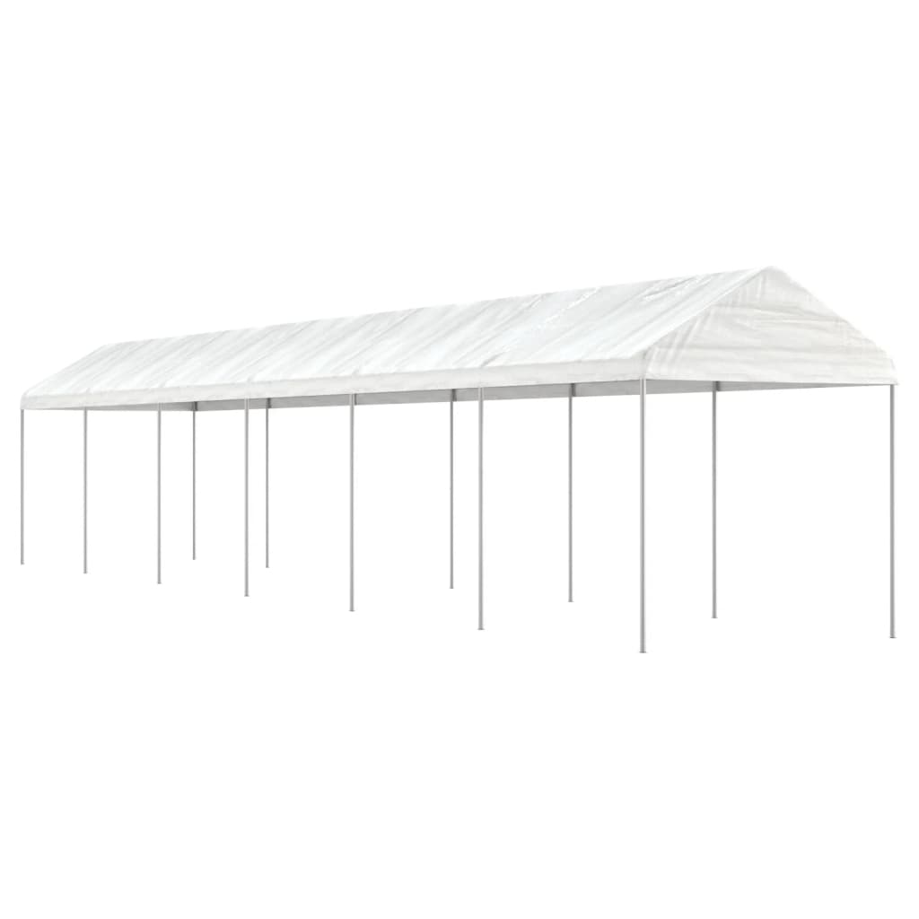 Gazebo con Tenda 400 x 300 cm Antracite Alluminio - AMDGarden