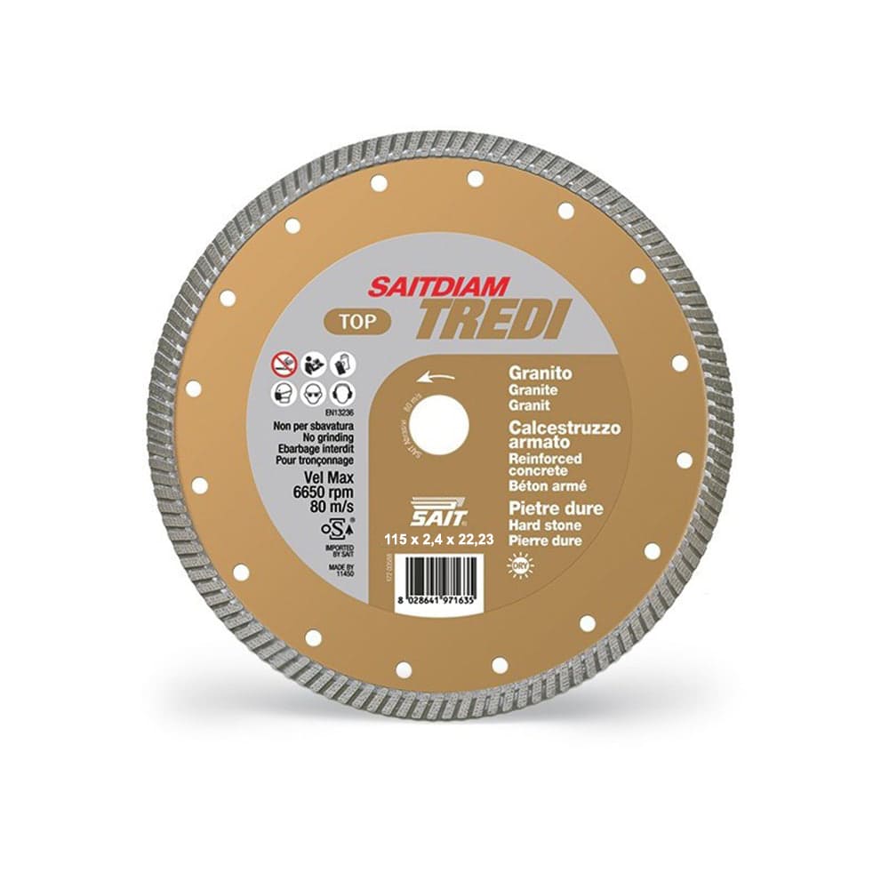 Disco diamantato X-Turbo Ø 125 mm per ceramica, granito