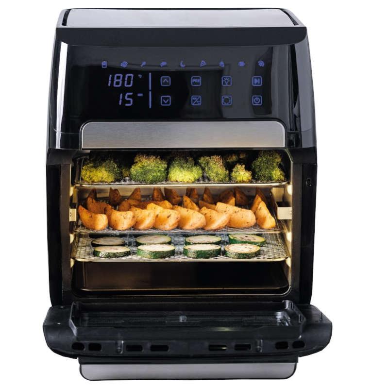 Friggitrice Ad Aria Lacor Ecofry 5.5L - 1500W, 8 Programmi Touch, Display Digitale, Ricettario Incluso - 2