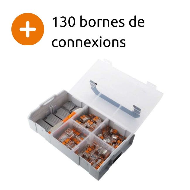Boîte WAGO L-BOXX® Mini Série 221 - Kit de 130 bornes de connexion