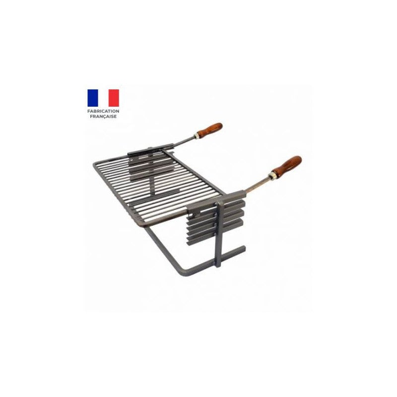 Grille et support Luxy pour cheminée ou barbecue Petit Modèle