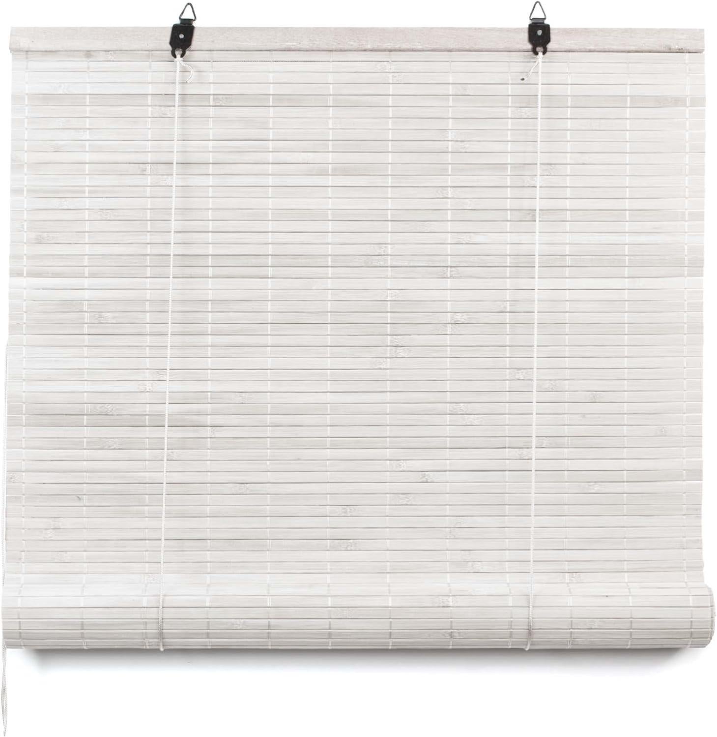 Tenda A Rullo In Bambù 120x175cm - Oscurante Per Interni, Cortina Naturale Per Casa - Foto 7