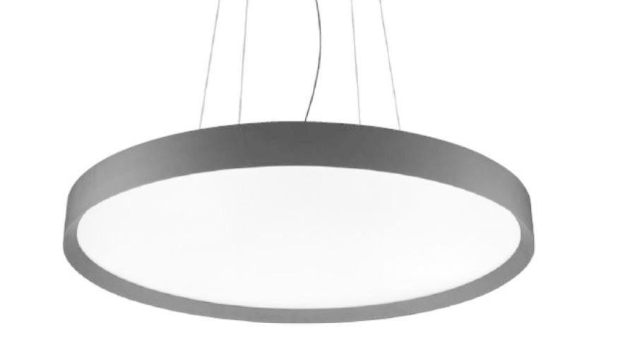 Luminaire applique ou suspendu rond blanc 70W 2CCT IP20 Ø900 mm dali ...
