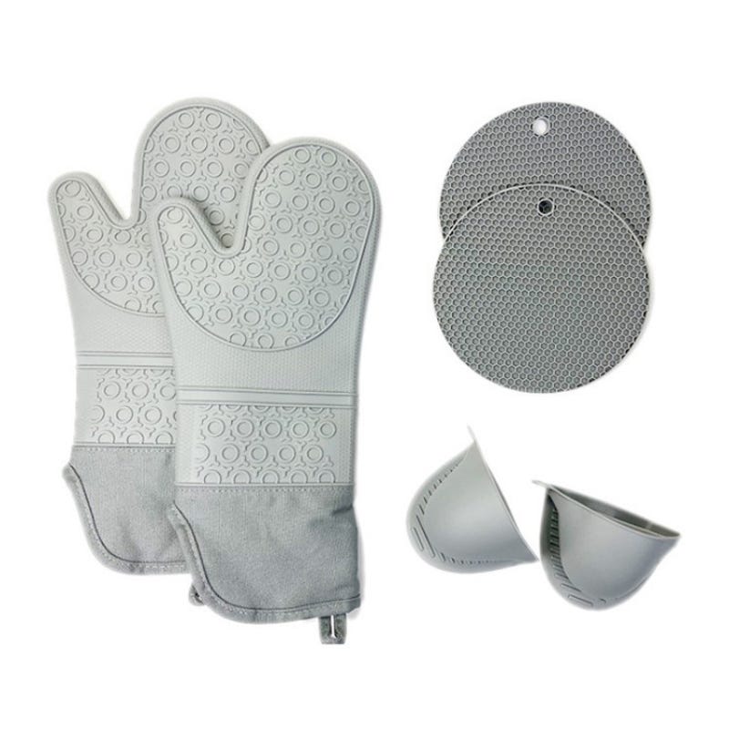 Set de gants à four silicone