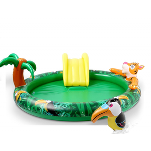 Piscine gonflable Enfant / Aire De Jeux aquatique Dinosaure 246x193x110cm