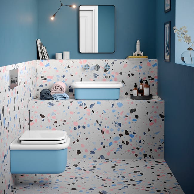 Cuvette wc bleu sales canard