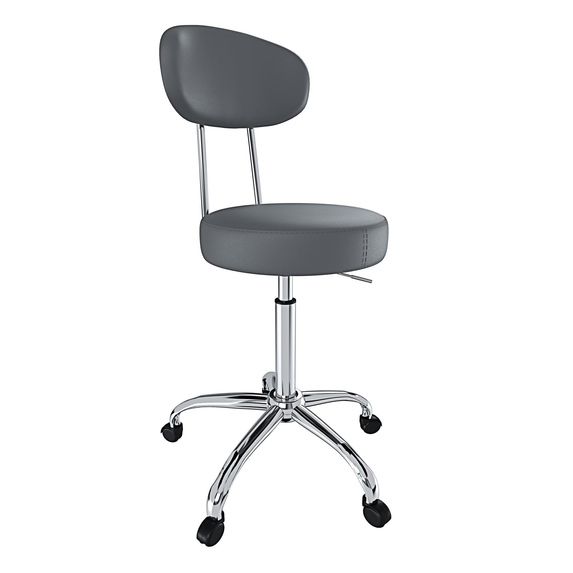 Branch Iloa Sgabello Da Ufficio Regolabile - Seduta In Nero, Design Moderno