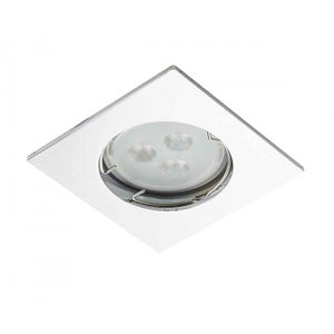 Pack de 20 Spots Encastrables GU10 AC220-240V Chrome Mat Rond IP20 -  perçage 55mm