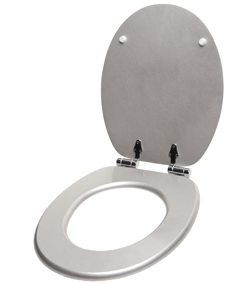 Cuvette wc top paillette argent