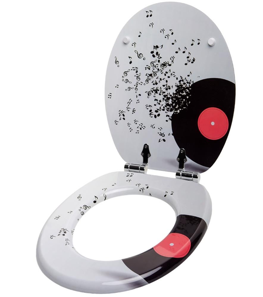 Siège WC avec abaissement automatique Play Music Leroy Merlin