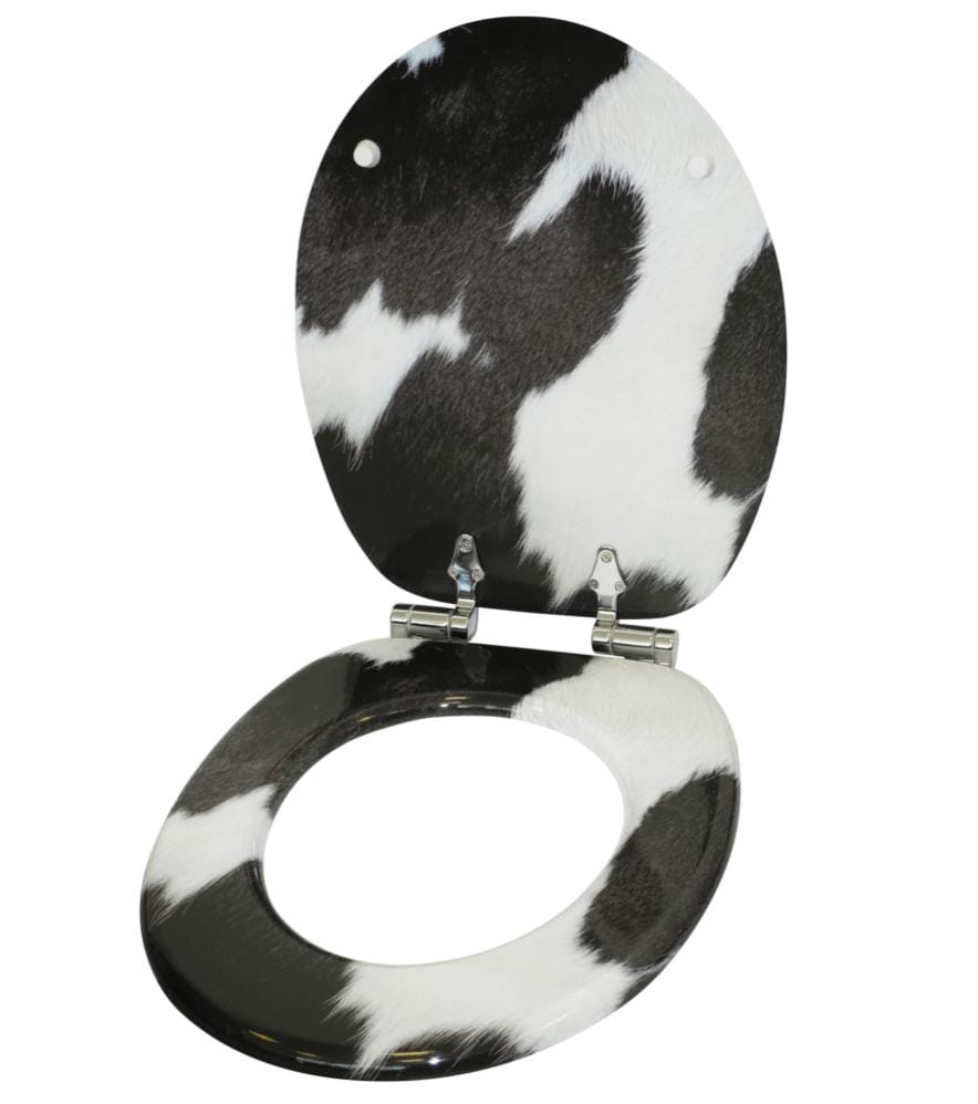 Si ge WC avec abaissement automatique Taches de vache Leroy Merlin