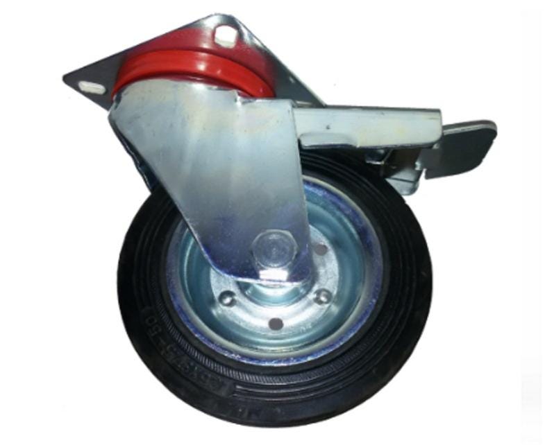 RUOTA CON RIVESTIMENTO IN GOMMA 100X30 IN GOMMA PIENA MARCA AVO MADE IN Italy 4189347 - Foto 6