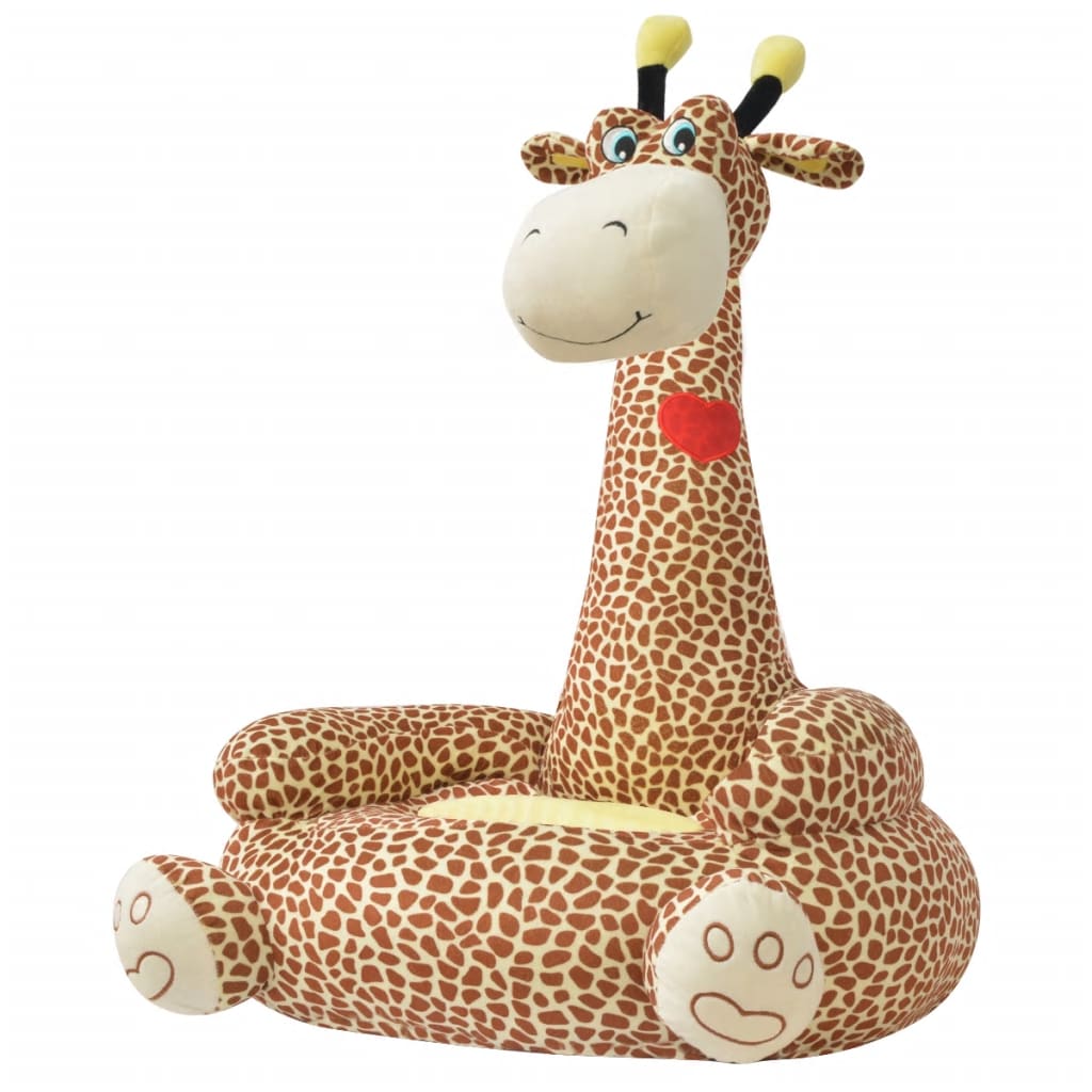 Giraffa di peluche STORY OF BEAR marrone beige HO2451 seduta 25 cm 