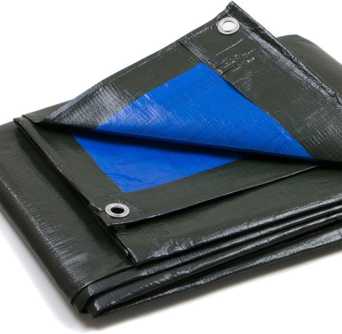 TELO TELONE IN POLIETILENE GRIGIO OCCHIELLATO CON RINFORZO PVC IMPERMEABILE