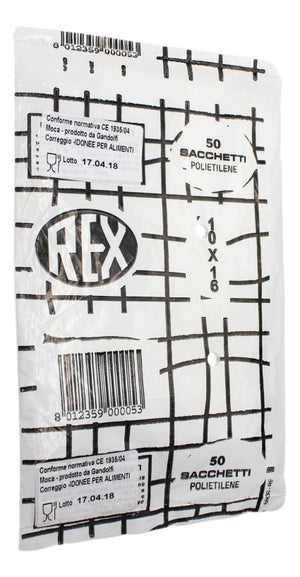 GANDOLFI Sacchetti Rex per alimenti - politene - 40x60 cm - 30