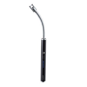 FISHTEC Briquet Arc Electrique - USB Batterie Rechargeable - Flexible - Long  Manche - Lumiere integree - Indicateur de Batterie - 21 cm - Couleur Bois