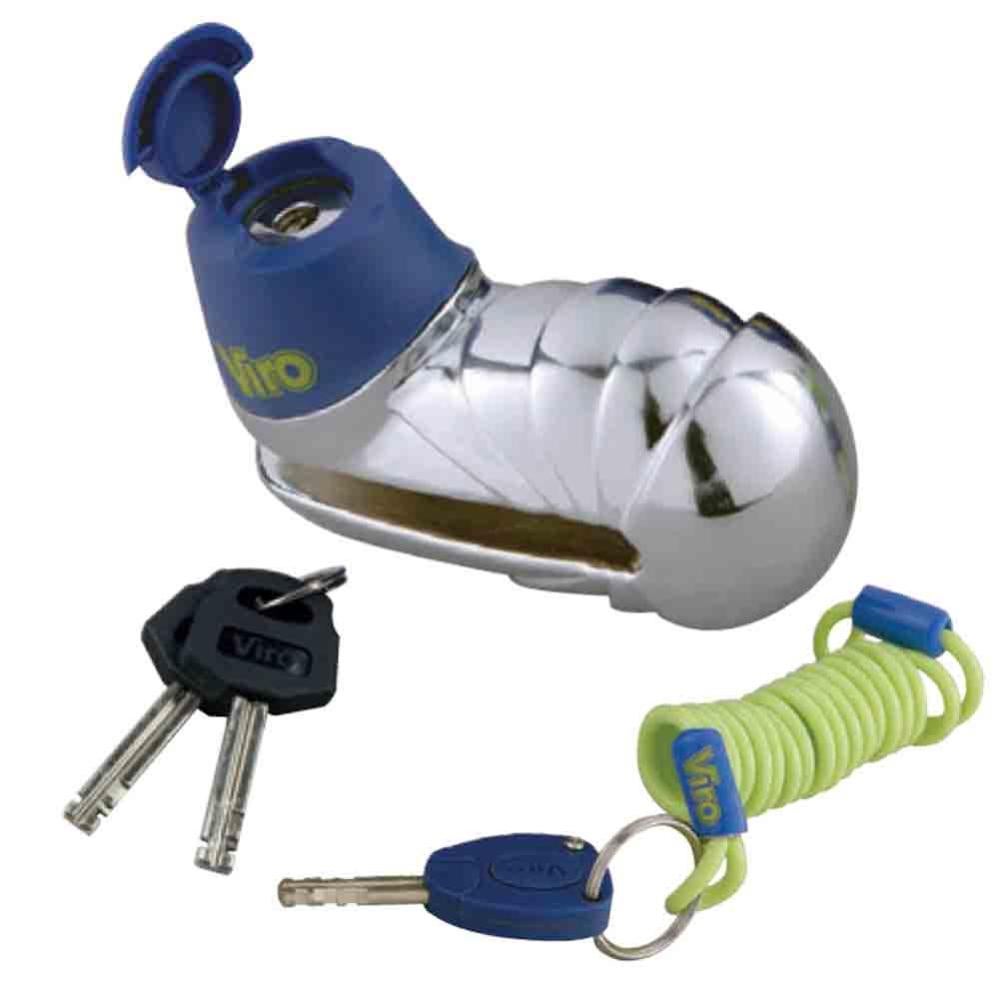 Blocca disco Shad nero con allarme e perno da 6mm per moto e scooter