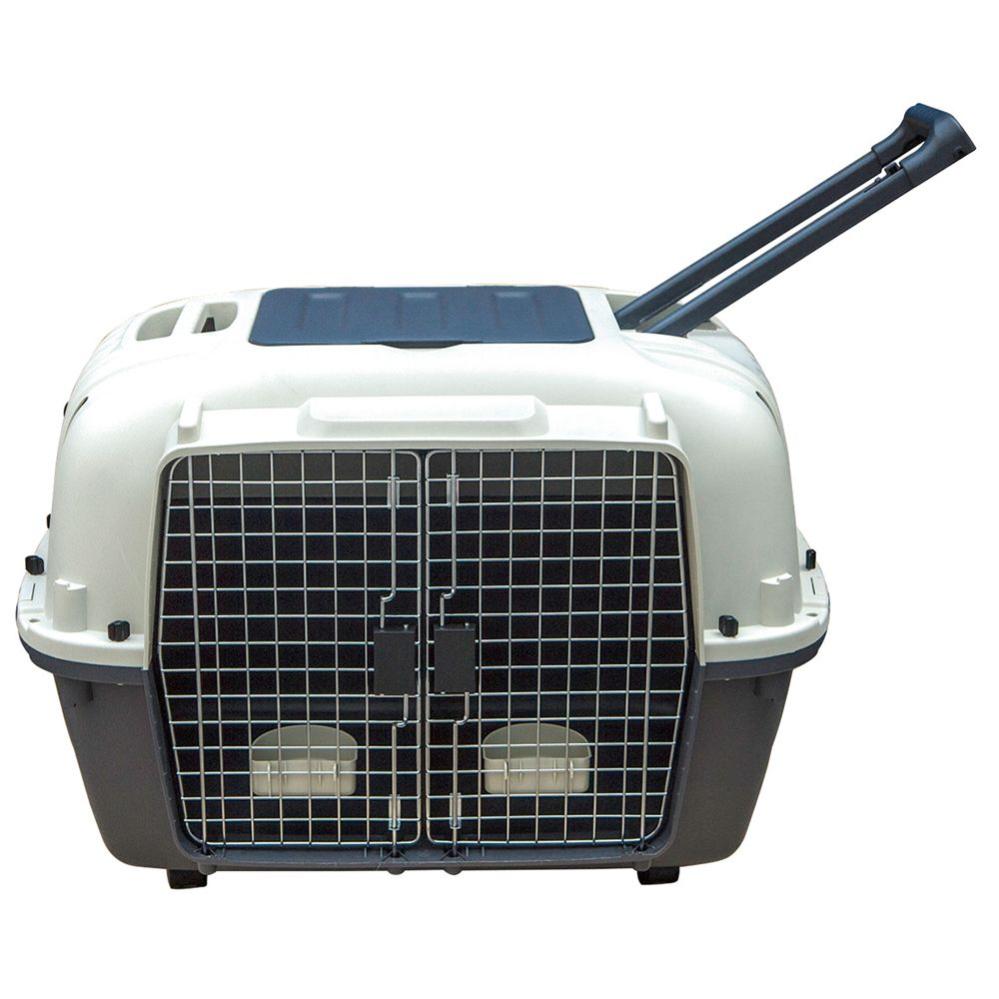 Trasportino Reversibile Per Cani E Gatti - A Mano Libera, Con Tasca E Cintura Di Sicurezza, Blu Scuro