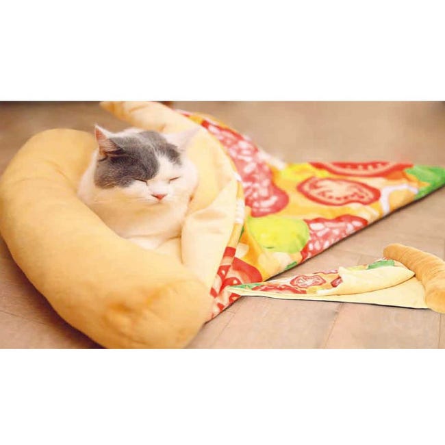 Coperta sacco a forma di trancio di Pizza per cani e gatti