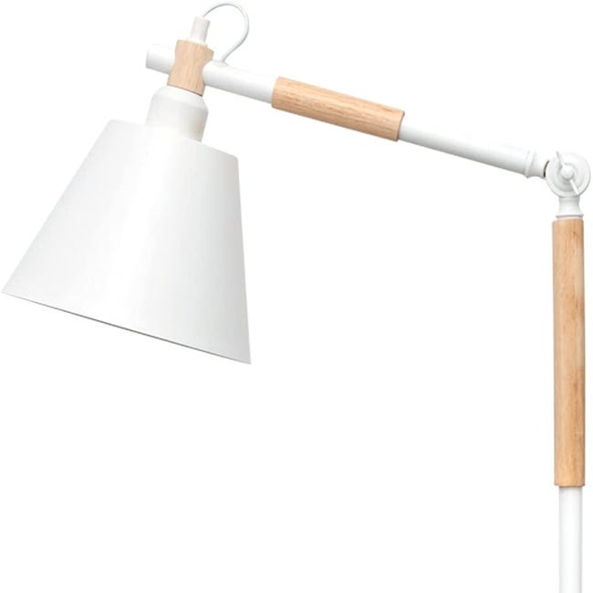 Lampadaire LED industriel à bras long, design nordique, lampe de