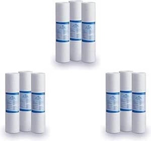20 Filtri Sedimenti Da 20 Pollici 50 Micron In Polipropilene + 5 Omaggio - Rimuove Sabbia, Fango E Ruggine - Per Impianti Acqua Potabile