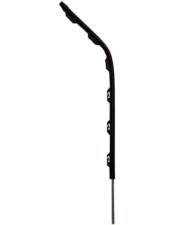 Picchetti Giardino 50 Picchetti Di Recinzione In Plastica Nera - 1/2 Pollice, Finial 4 Lati, Modello 1-30 Picchetti Per Recinzione 4 Lati