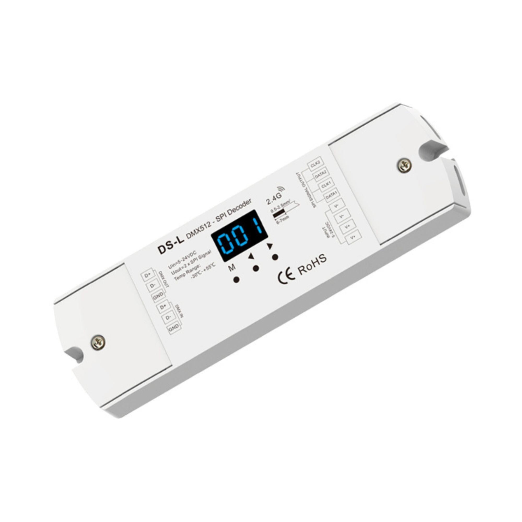 Decoder DMX512 a SPI Pixel 5-24V DC - Controller RF | Leroy Merlin