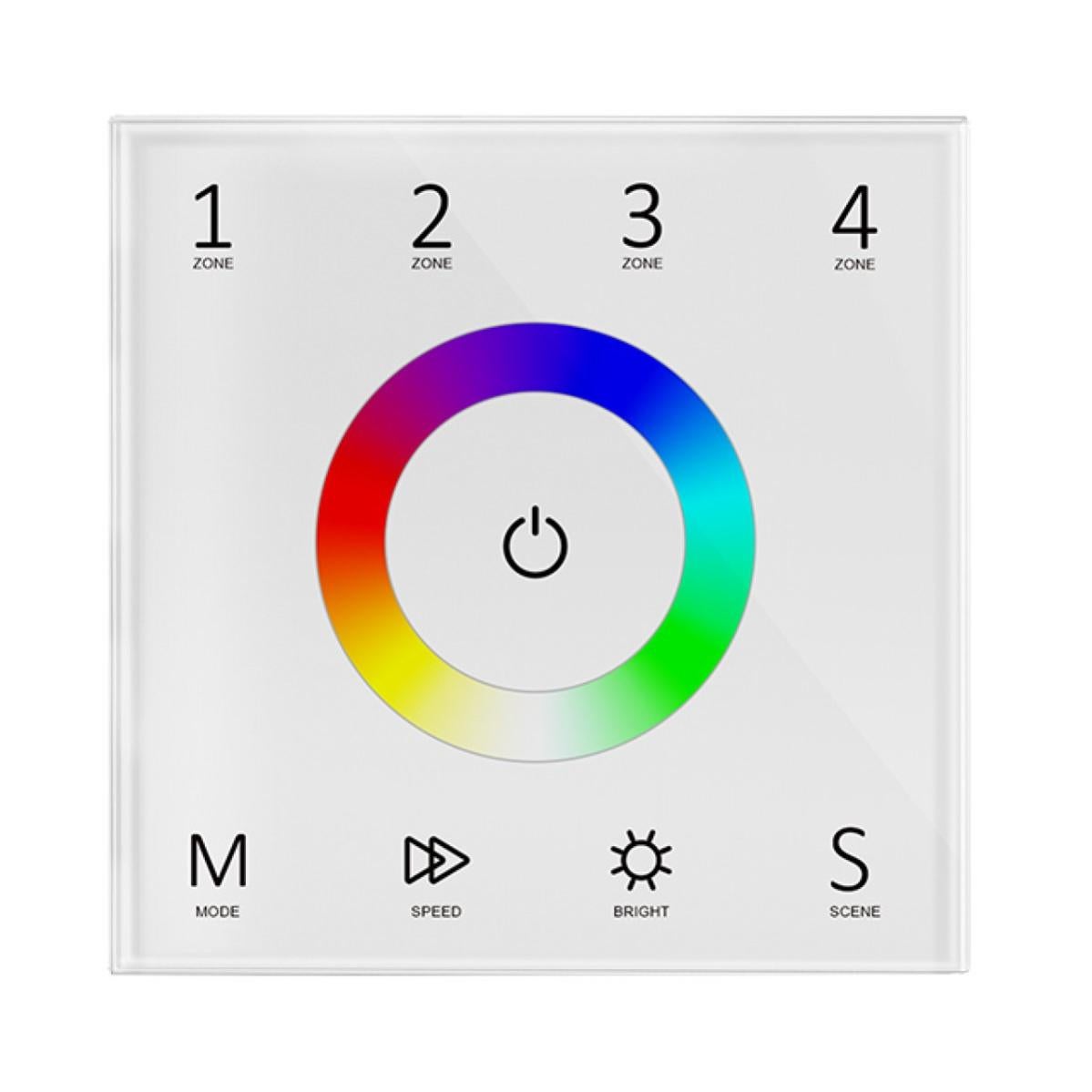 Pannello di controllo DMX touch - 4 zone - RGB | Leroy Merlin