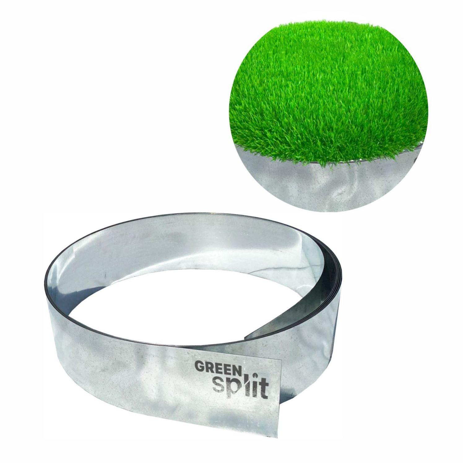 1003-002 Bordure Étroite, 100 X 0,1 Cm, Aluminium-Zinc Avec Double