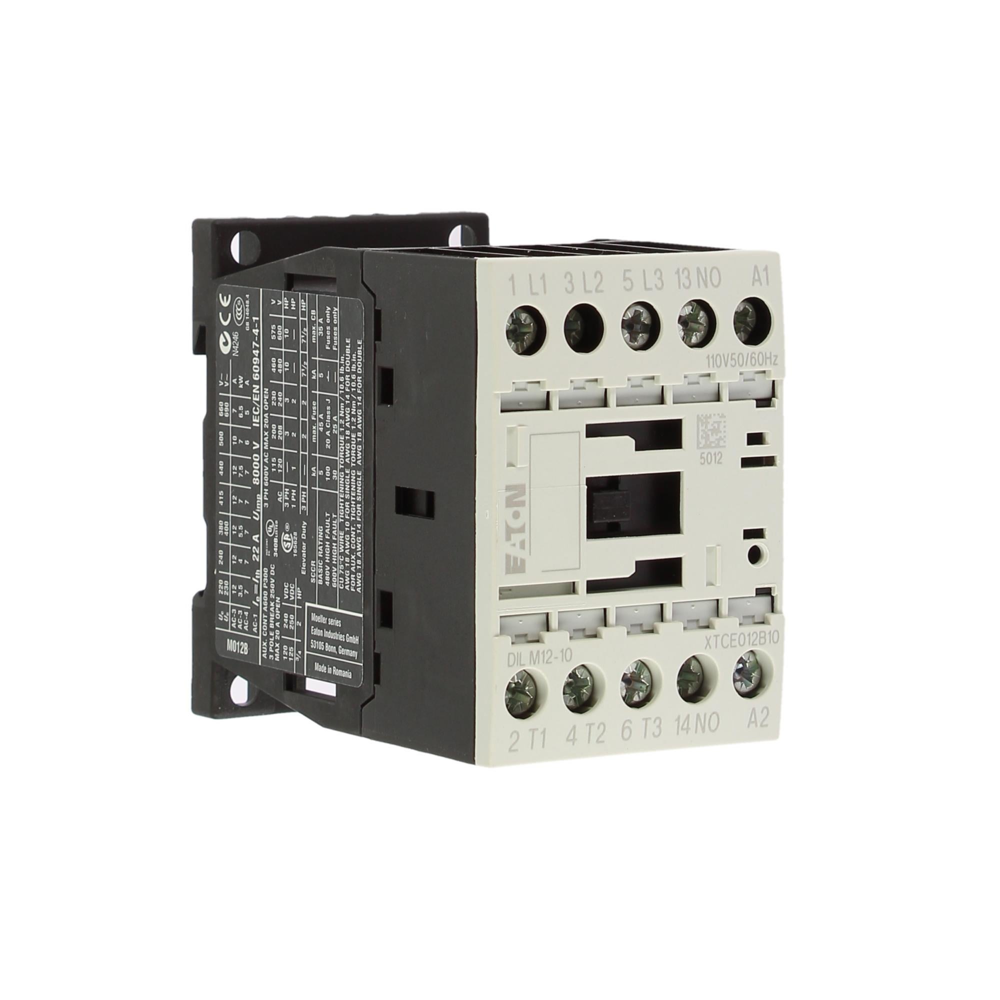 Eaton DILM12-10, Contattore Di Potenza 5,5kW 24V 50/60Hz - Foto 5