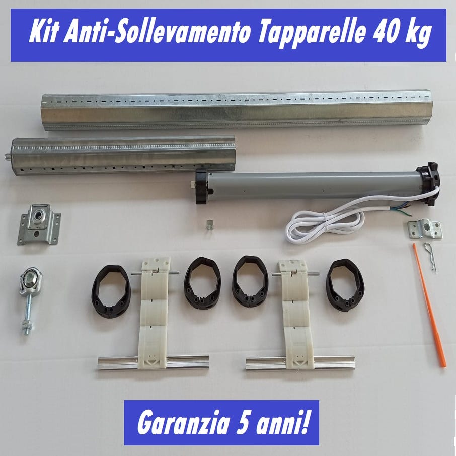 Kit Motore Tapparella Elettrica 40 kg 20 Nm Sicurezza Anti