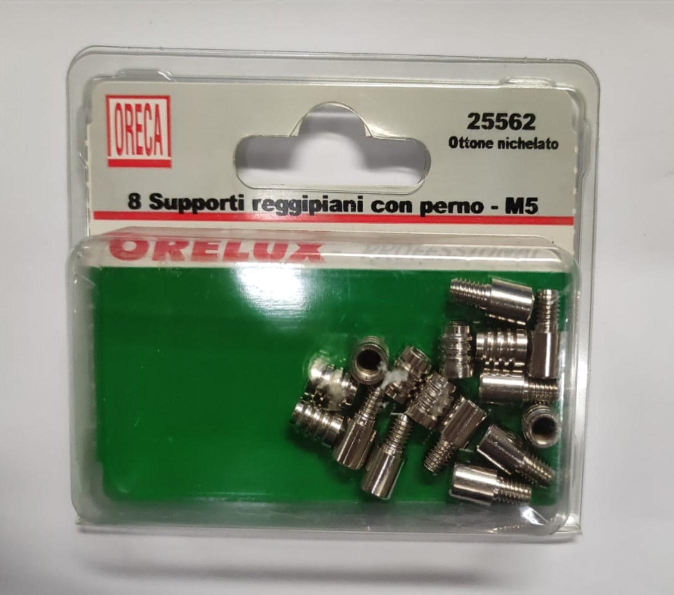 2 Anelli Di Supporto Ottone Nichelato 2 Posizioni - 5/8" (17 Mm) - Ricambio - Foto 3