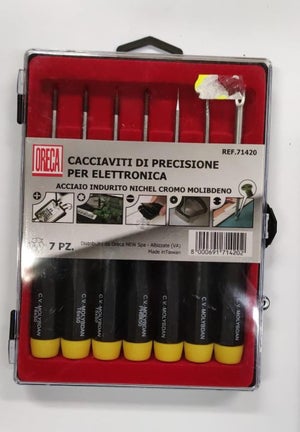 Fralud - Kit Set cacciaviti giraviti per elettricista modulari con  cercafase 26 Pz