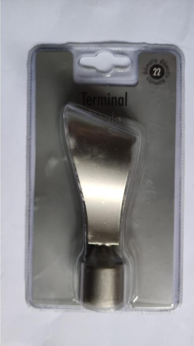 10 Anelli per tende con clip, ø interno 32 mm, colore - nichel satinato