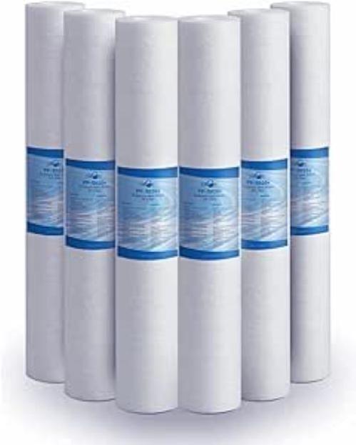 Filtri Sedimenti 20 Pollici 50 Micron - 10 Pezzi, In Polipropilene, Per Rimuovere Sabbia E Ruggine - Foto 2