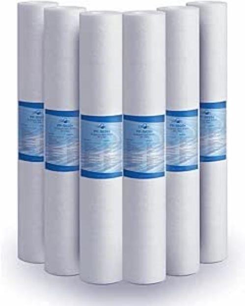 Filtri Sedimenti 20 Pollici 50 Micron - 10 Pezzi, In Polipropilene, Per Rimuovere Sabbia E Ruggine - Foto 2