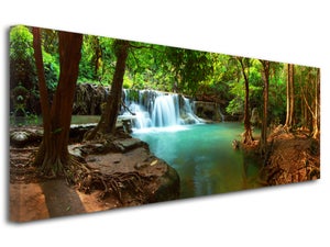DECLINA, Tableau toile imprimée, Cadre deco moderne paysage de Thailande,  30x50 cm
