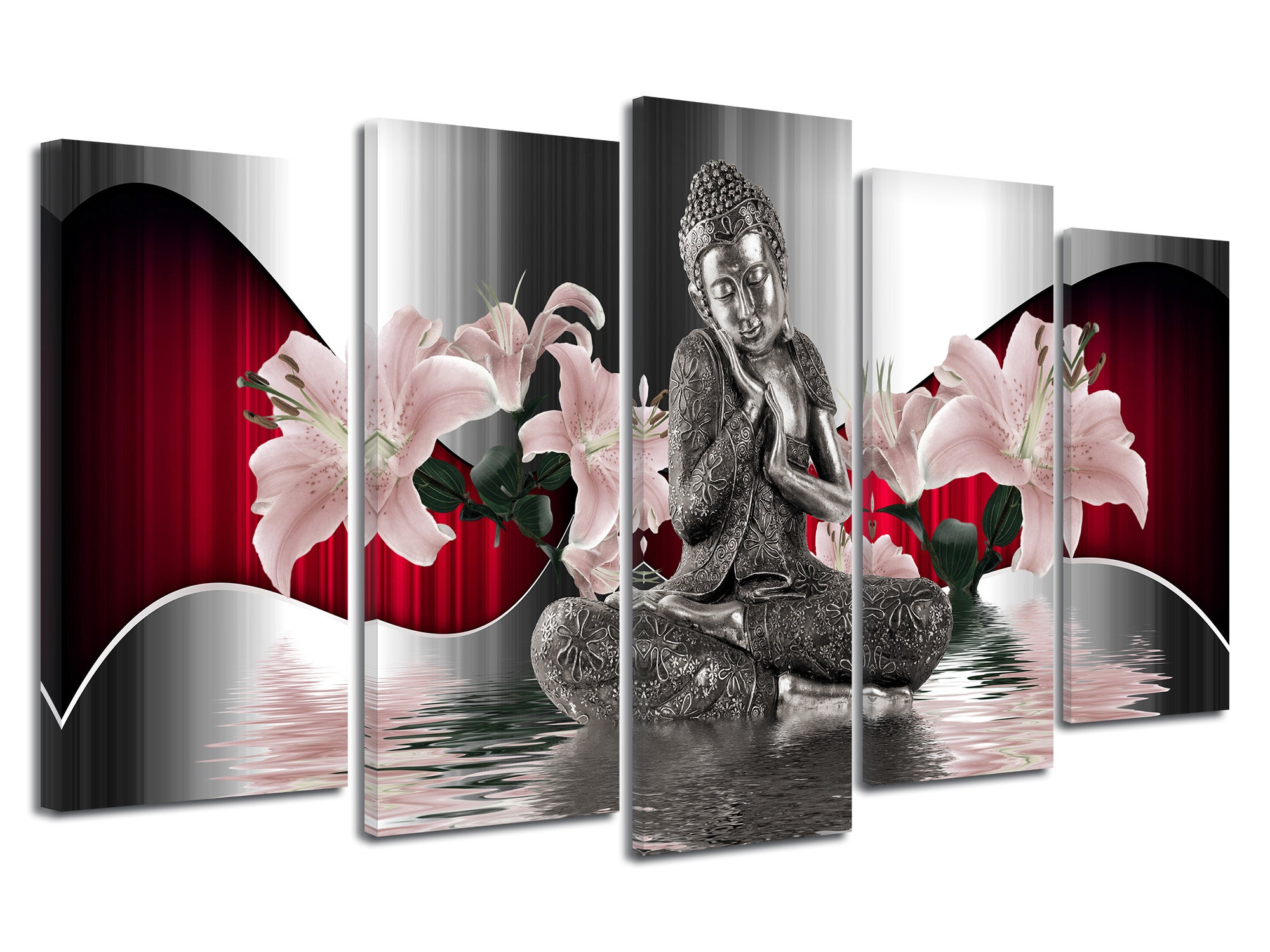 Declina Tableau Toile Imprim E Zen Tableau Toile Deco Zen Bouddha X Cm Leroy Merlin