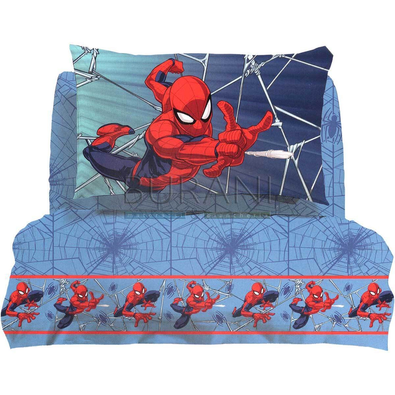 Marvel - Completo-lenzuola Spider Man Force Ragazzo Singolo