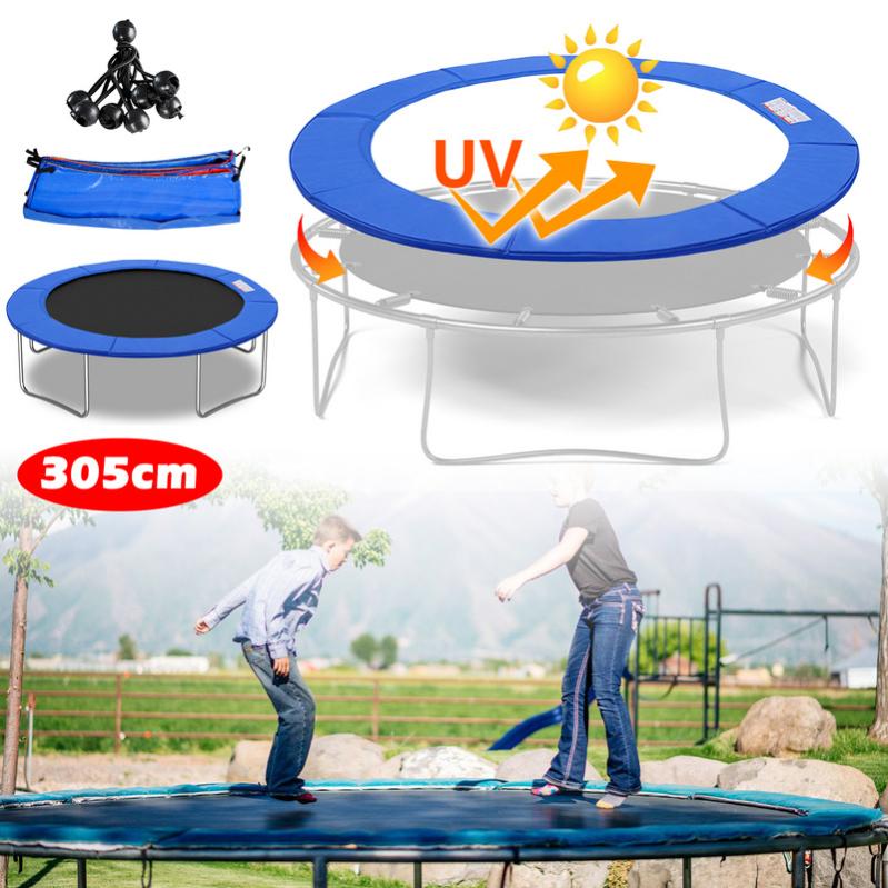 TolleTour Auvent De Trampoline, Résistant à La Déchirure Anti-UV Protection Solaire Pour Trampoline 6 Barres 244cm Noir 85792753