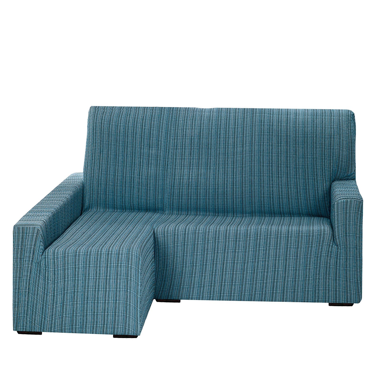 Martina Home Copridivano elastico per chaise longue Braccio sinistro  32x42x17 cm blu