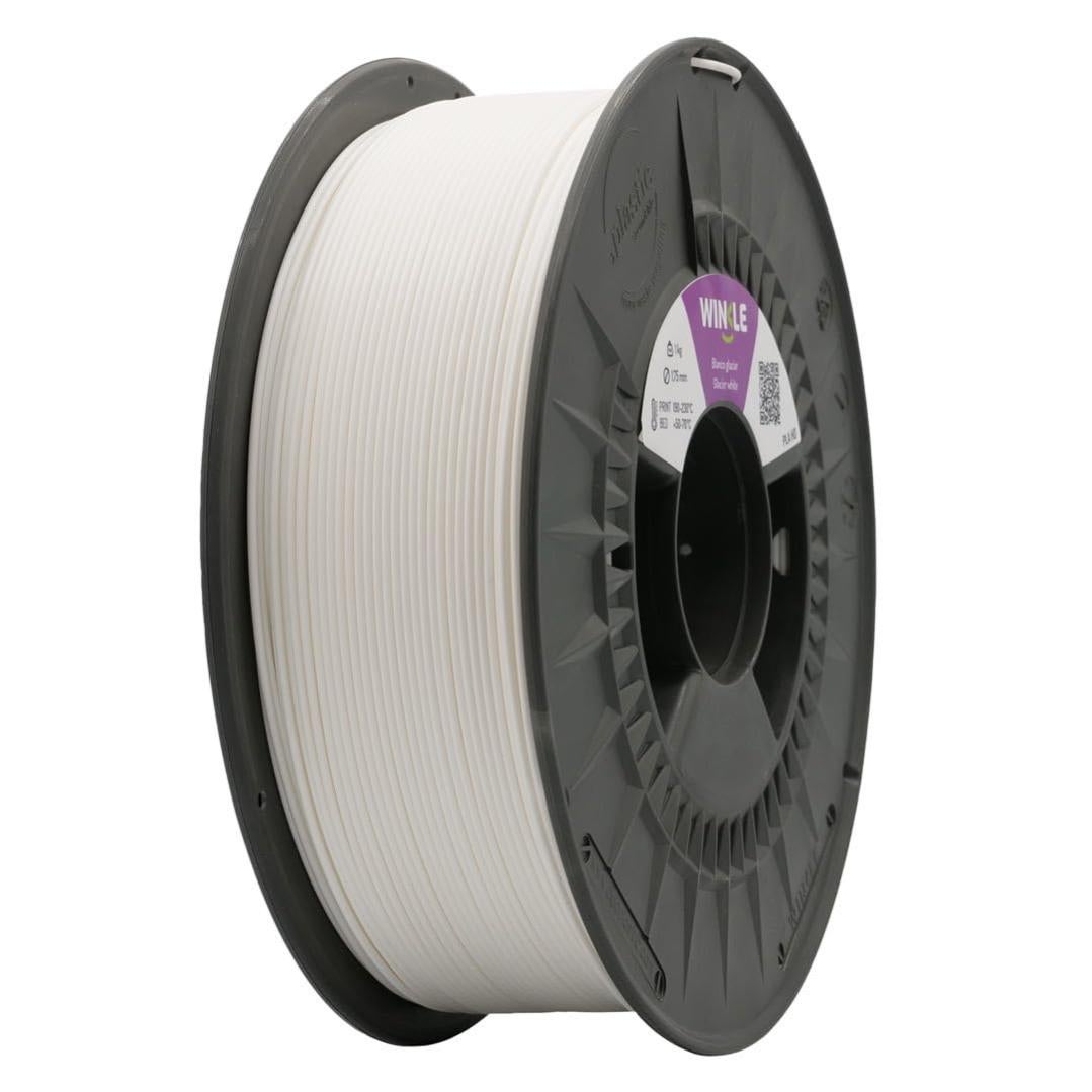 Winkle PLA HD Filament 1.75mm Glacier White 3D Printing Filament 1000kg  Spool