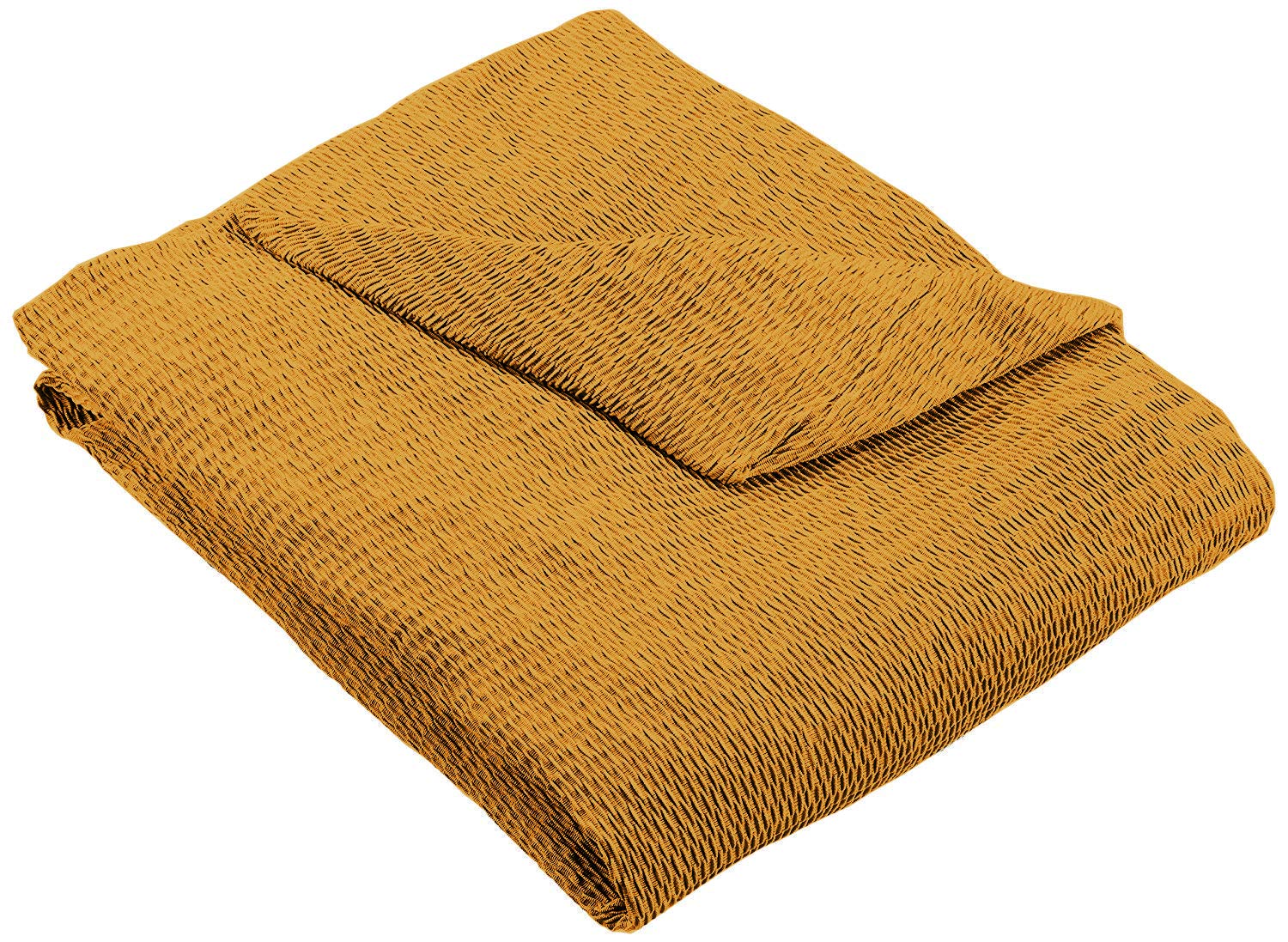 Martina Home Tunez, Copridivano elastico, Tela (50% poliestere, 45% cotone,  5% elastan), Oro, 3 Posti (180-240 cm larghezza)