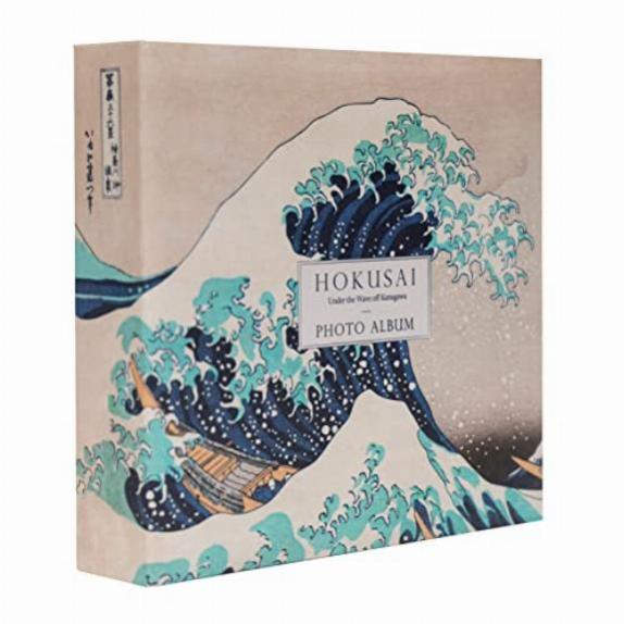 Kokonote: Album fotografico The Great Wave of Kanagawa, Hokusai  Collection: Album foto 10x15cm, 200 tasche, copertina rigida e spazio nota,  album fot