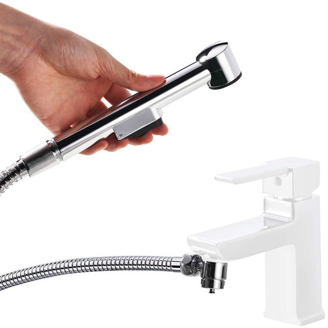 Ibergrif M22020 WC Bidet Lavabo Doccetta Con Supporto E Flessibile ibergrif-m22020-wc-bidet-lavabo-doccetta-con-supporto-e-flessibile