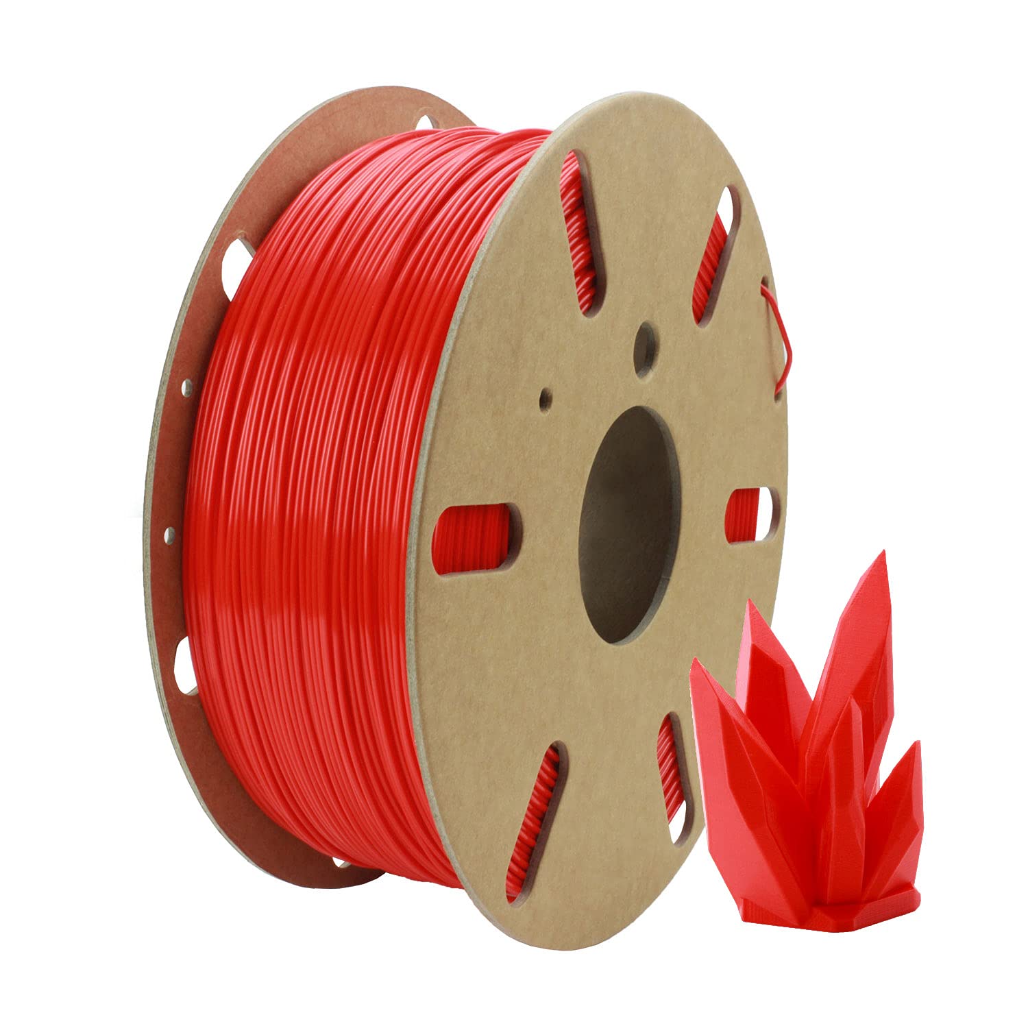 Filamentive PLA - Red/Rosso - Filamento per stampa 3D da 1.75 mm, Materiale  Riciclato + Bobina di cartone riciclabile al 100% - Abilitazione della sta