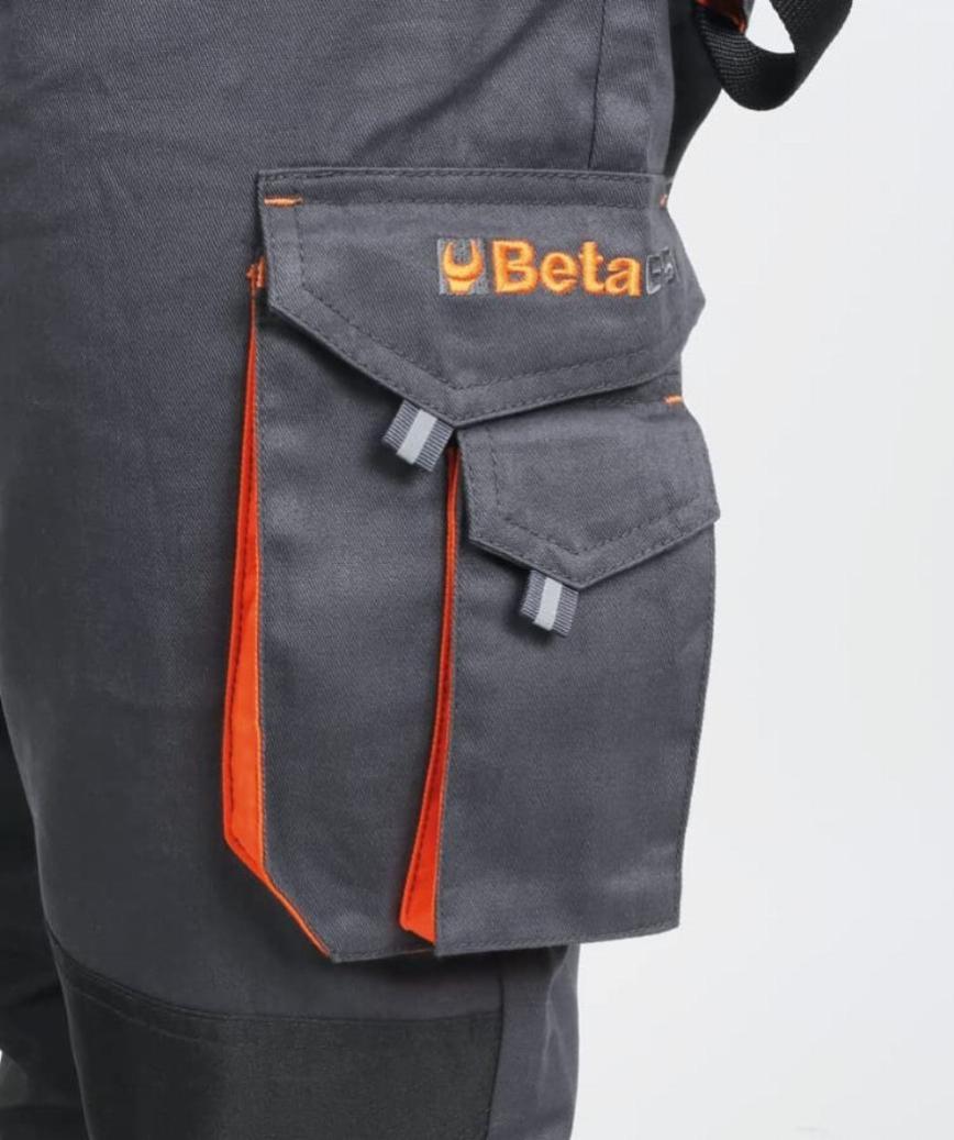Bermuda Pantaloni da Lavoro Corti Multitasche Estivi Uomo Payper stretch Cotone Blu Navy | Leroy