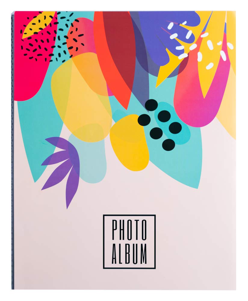 Grupo Erik: Album fotografico Abstract Summer, Album foto 13x18 con 48  tasche e copertina flessibile, Album fotografico 13 x 18 personalizzabile,  Alb