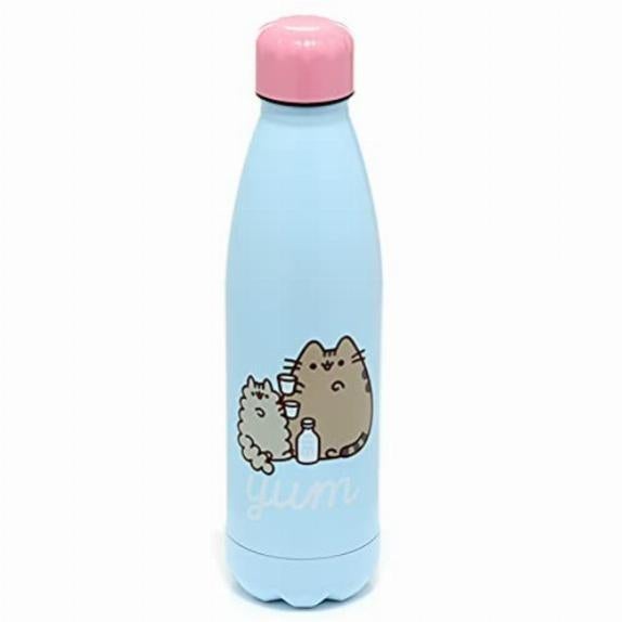 Puckator Bottiglia Termica In Acciaio 500ml – Borraccia Con Design Pug Carlino – Mantiene Caldo/Freddo Fino A 24h