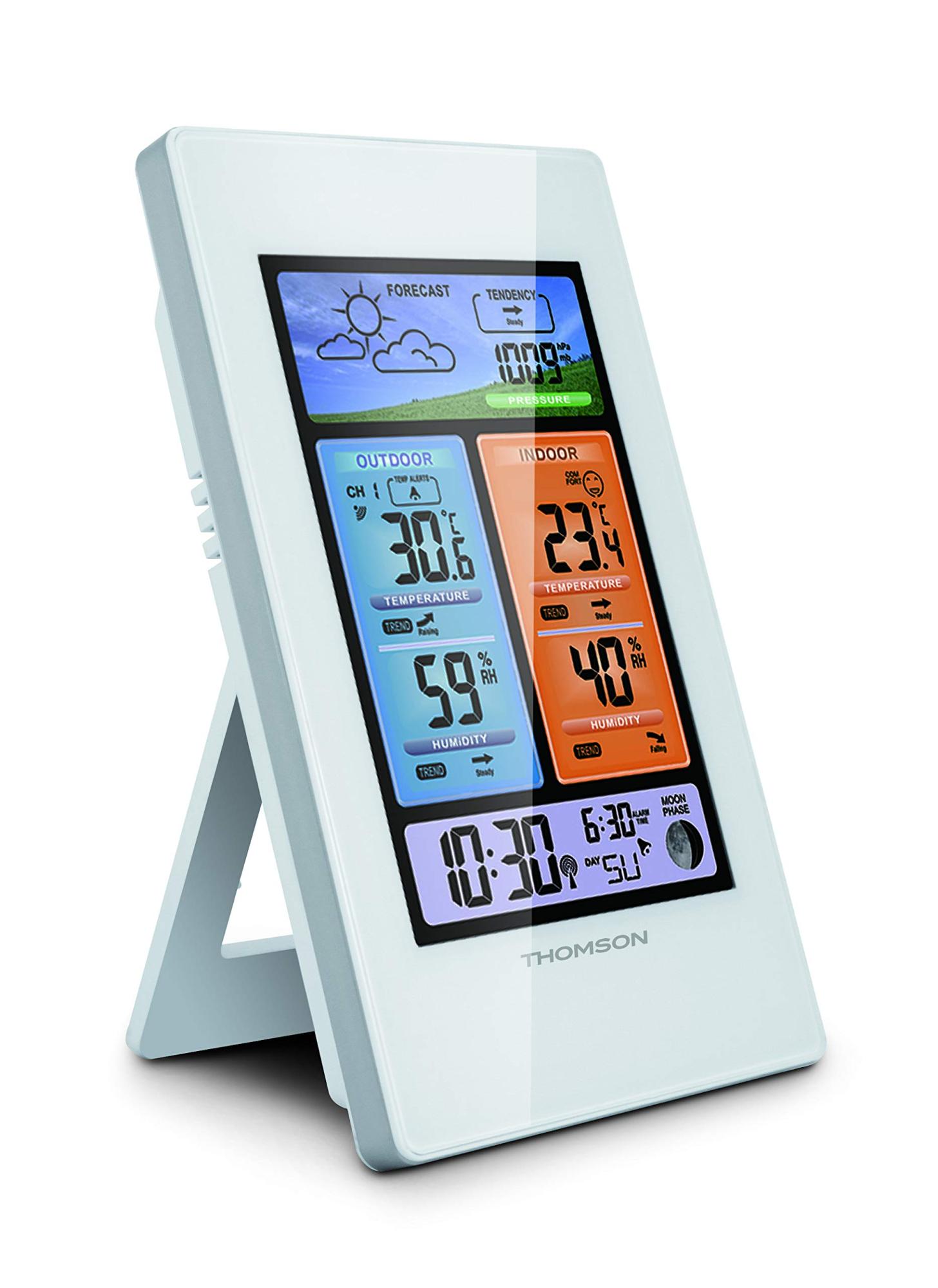 Gadget Meteo Outdoor Altimetro Barometrico Portatile Hagsnec - Termometro, Barometro E Previsioni Meteo Con Moschettone Barometro Portatile - 12